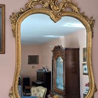 Grande Specchiera Dorata d'Epoca