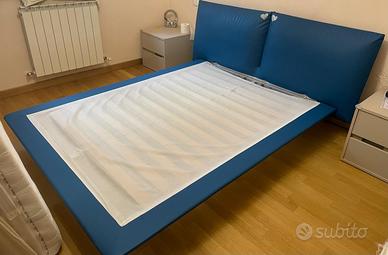 Letto matrimoniale con doghe