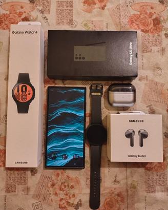 Kit Samsung S23 Ultra(512GB+Buds3+Watch4(LTE)