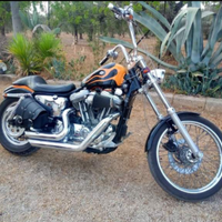 Harley davidson sportster custom chopper