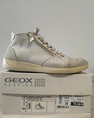 Scarpa sportiva donna Geox 38 bianca
