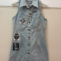 Vestitino in denim punkrock taglia M