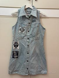 Vestitino in denim punkrock taglia M
