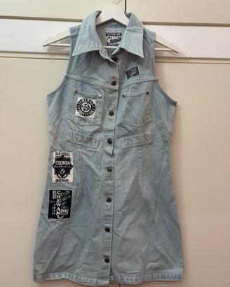 Vestitino in denim punkrock taglia M