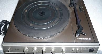 Giradischi Europhon amplificato anni '80 + casse