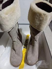 Manas Design - Stivali in Pelle Scamosciata n. 36