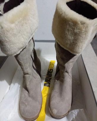 Manas Design - Stivali in Pelle Scamosciata n. 36