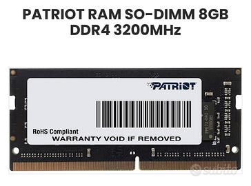 RAM Patriot SO-DIMM 8 GB DDR4 3200 MHz
