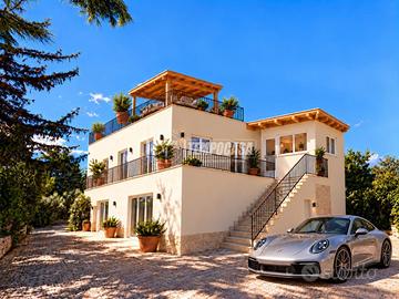 VILLA VISTA MARE CON DÉPENDANCE E AMPIO TERRENO