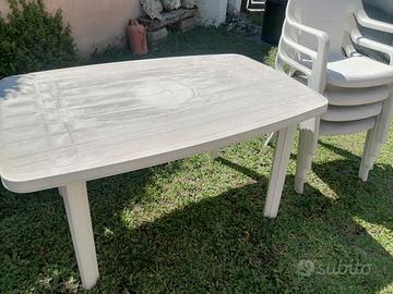 tavolo + sedie da giardino 