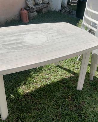 tavolo + sedie da giardino 