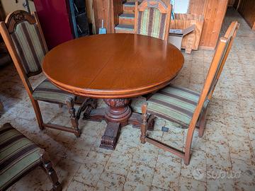 TAVOLO ROTONDO ALLUNGABILE 