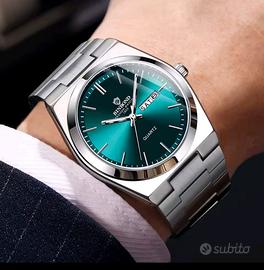 orologio BINBOND da uomo in acciaio inossidabile 