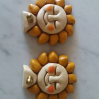 Coppia di appendi asciugamani Thun