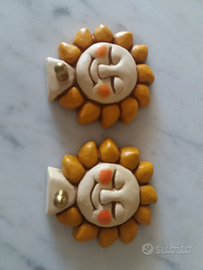 Coppia di appendi asciugamani Thun