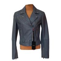 Chiodo in vera pelle donna Pinko 