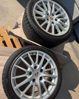 Cerchi gomme M+S R18 Porsche sport design replica