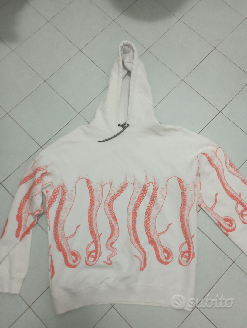 Felpa hot sale bianca octopus