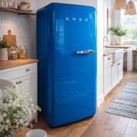 SMEG frigorifero monoporta  vintage blu