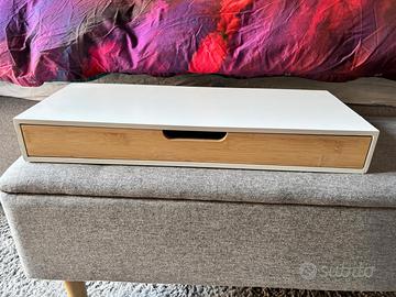 Mensola a parete con cassetto