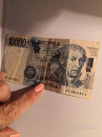 banconota da 10000 lire A.VOLTA