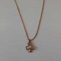 collana in argento 925 con ciondolo con brillant