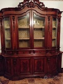Credenza Cristalliera d'epoca
