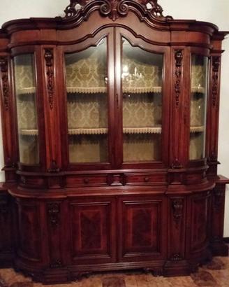 Credenza Cristalliera d'epoca