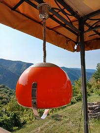 Lampada a sospensione vintage rolly 1973