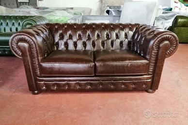 Chester 2 posti letto in pelle spessorata /vintage