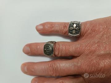 Due anelli in argento 925