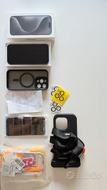 Apple iPhone 15 Pro  Nero - 256 GB  + Accessori