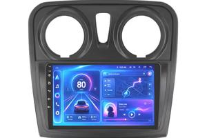 RADIO GPS 9'' ANDROID 13 RENAULT SANDERO 14-17 2 D
