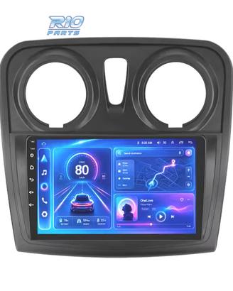 RADIO GPS 9'' ANDROID 13 RENAULT SANDERO 14-17 2 D