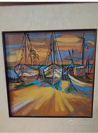 Dipinto su Ceramica (40x40) - Giovanni Valentini 