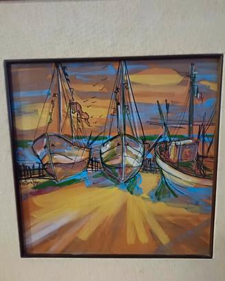 Dipinto su Ceramica (40x40) - Giovanni Valentini 