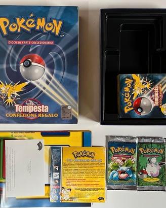 Pokemon mazzo tempesta completo 3 buste(cd sealed)