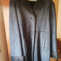 Cappotto scamosciato sintetico