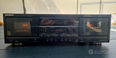 REGISTRATORE CASSETTE SONY TC WR670 DOPPIO