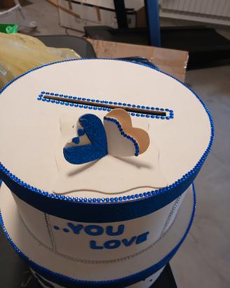 torta di cartone x ricevere regali 