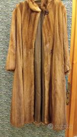 VISONE Maschio tg 44/46 Pelli DEMI LONG MIELE