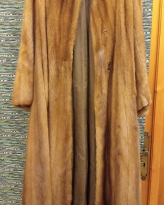 VISONE Maschio tg 44/46 Pelli DEMI LONG MIELE