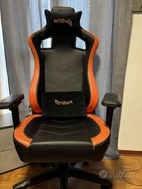 Sedia Gaming Noua Lou L7 In pelle con braccioli 4D