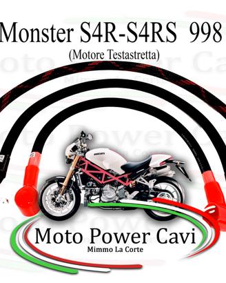 Ducati Monster S4R-S4RS  998 (06-08) Cavi Batteria
