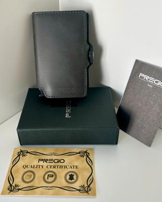PREGIO - portacarte / portafoglio compatto uomo