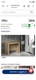 Tavolo consolle