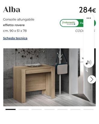Tavolo consolle