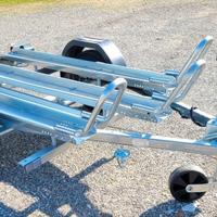 CARRELLO RIMORCHIO PORTAMOTO CRESCI TM6 CON RAMPA 