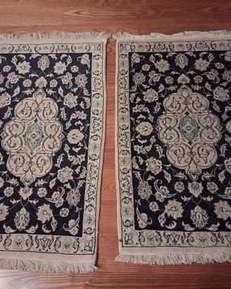 Coppia tappeti persiani finissimi  90x60 