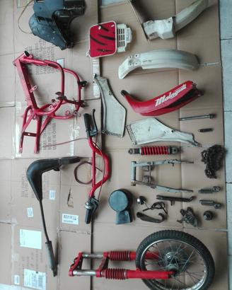 ricambi mini cross plastiche malaguti crx 50 g